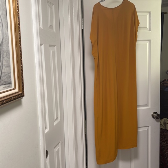 Eileen Fisher NWT Golden Rod Dress - Picture 9 of 10